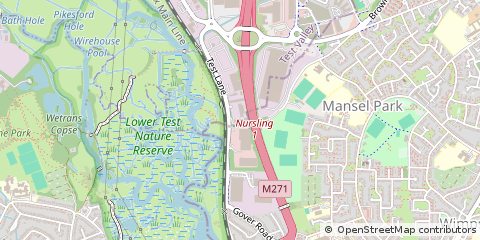 Map of Southampton, Hampshire