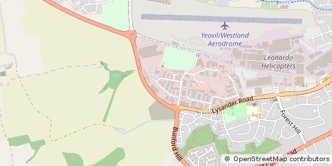 Map of Yeovil, Somerset