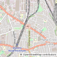 Map of NEW Cross, London