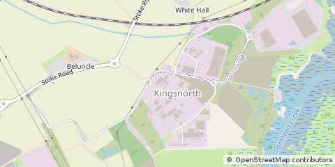 Map of Rochester, Kent