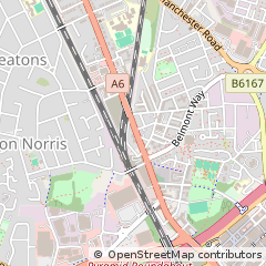 Map of Stockport, Cheshire