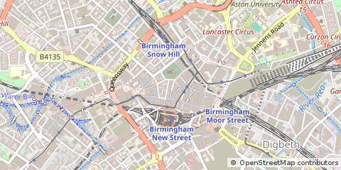 Map of Birmingham