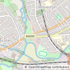 Map of Leamington SPA, Warwickshire