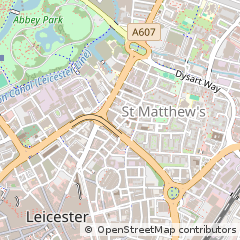 Map of Leicester