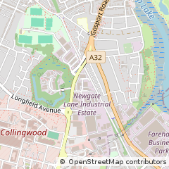Map of Fareham, Hampshire