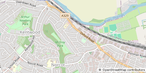 Map of Reading