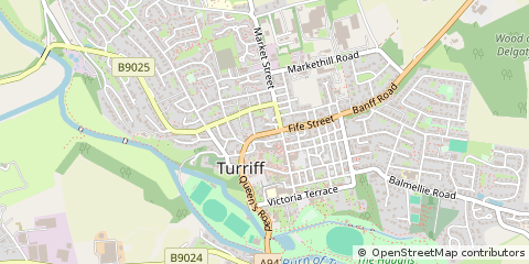 Map of Turriff