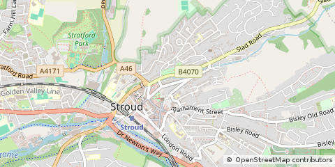 Map of Stroud