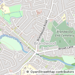 Map of Birmingham, West Midlands