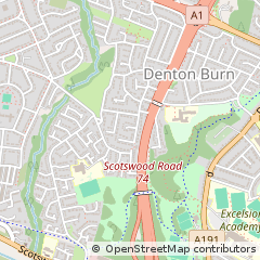 Map of Newcastle Upon Tyne