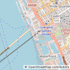 Map of Liverpool, Merseyside