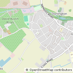 Map of Albrighton, Shropshire