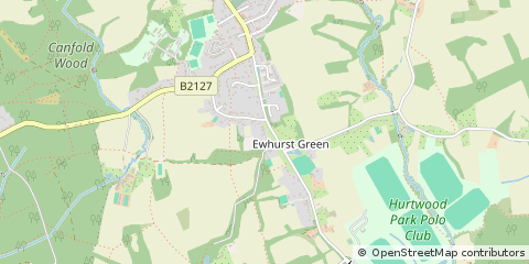 Map of Cranleigh, Surrey