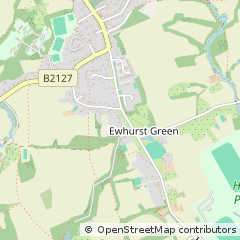 Map of Cranleigh, Surrey
