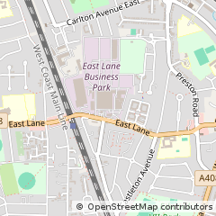 Map of Wembley, Greater London