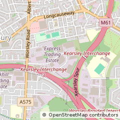 Map of Bolton, Lancashire