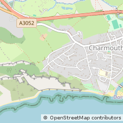 Map of Charmouth, Dorset