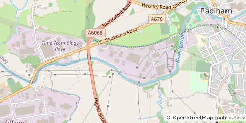 Map of Burnley