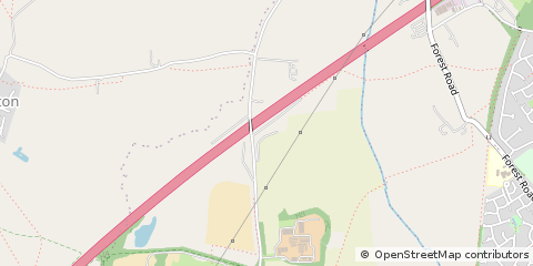 Map of Huncote, Leicestershire