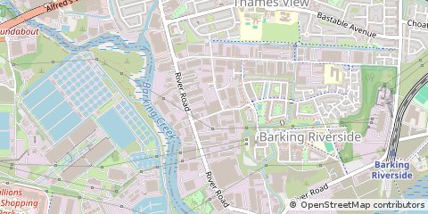 Map of Barking
