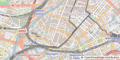 Map of Manchester