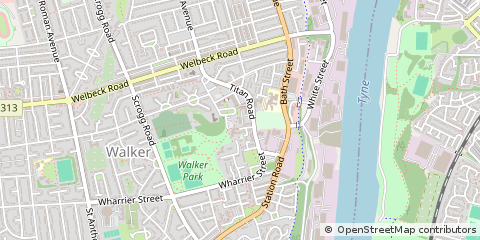 Map of Newcastle Upon Tyne