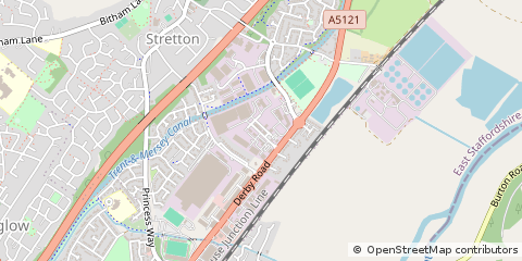 Map of Burton-on-Trent