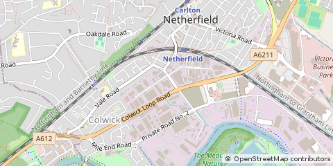 Map of Nottingham