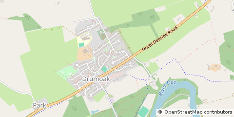 Map of Banchory, Kincardineshire