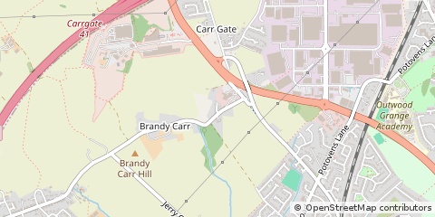Map of West Yorkshire