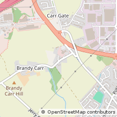 Map of West Yorkshire