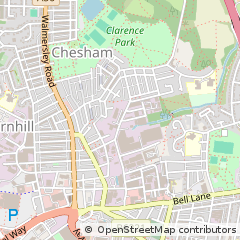 Map of Bury, Lancashire