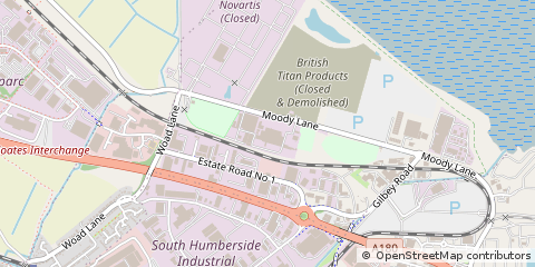 Map of Grimsby, North East Lincolnshire