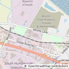 Map of Grimsby, North East Lincolnshire
