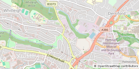 Map of Plymouth, Devon