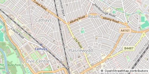 Map of Cardiff