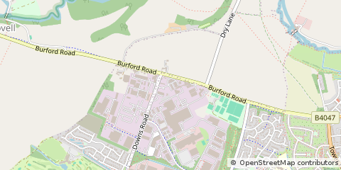 Map of Witney, Oxfordshire