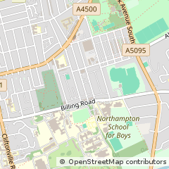 Map of Northampton