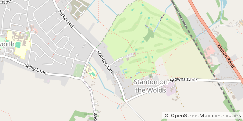 Map of Nottingham, Nottinghamshire