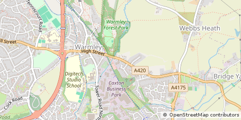 Map of Bristol, South Gloucestershire