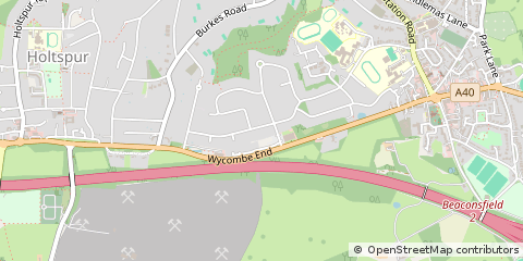 Map of Beaconsfield, Bucks