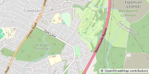 Map of Waterlooville, Hampshire