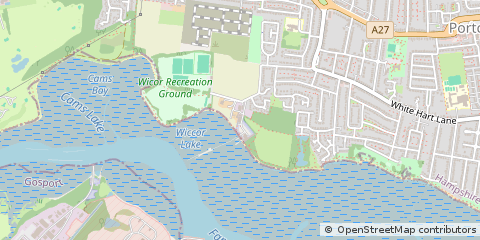 Map of Fareham, Hampshire