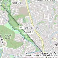 Map of Eastleigh, Hampshire