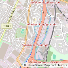 Map of Stoke-on-Trent, Staffordshire