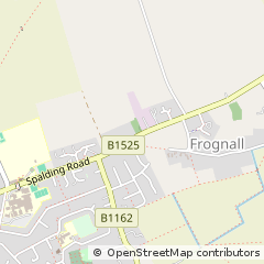 Map of Peterborough, Lincolnshire