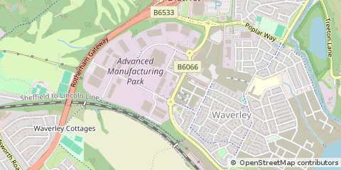 Map of Rotherham