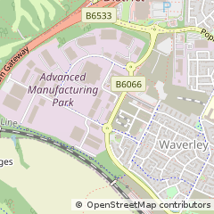 Map of Rotherham