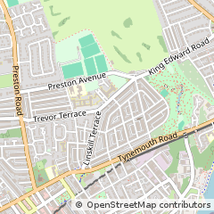Map of North Shields, Tyne and Wear