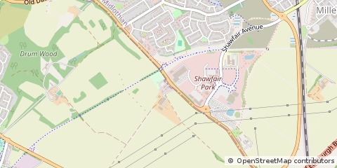 Map of Dalkeith, Midlothian